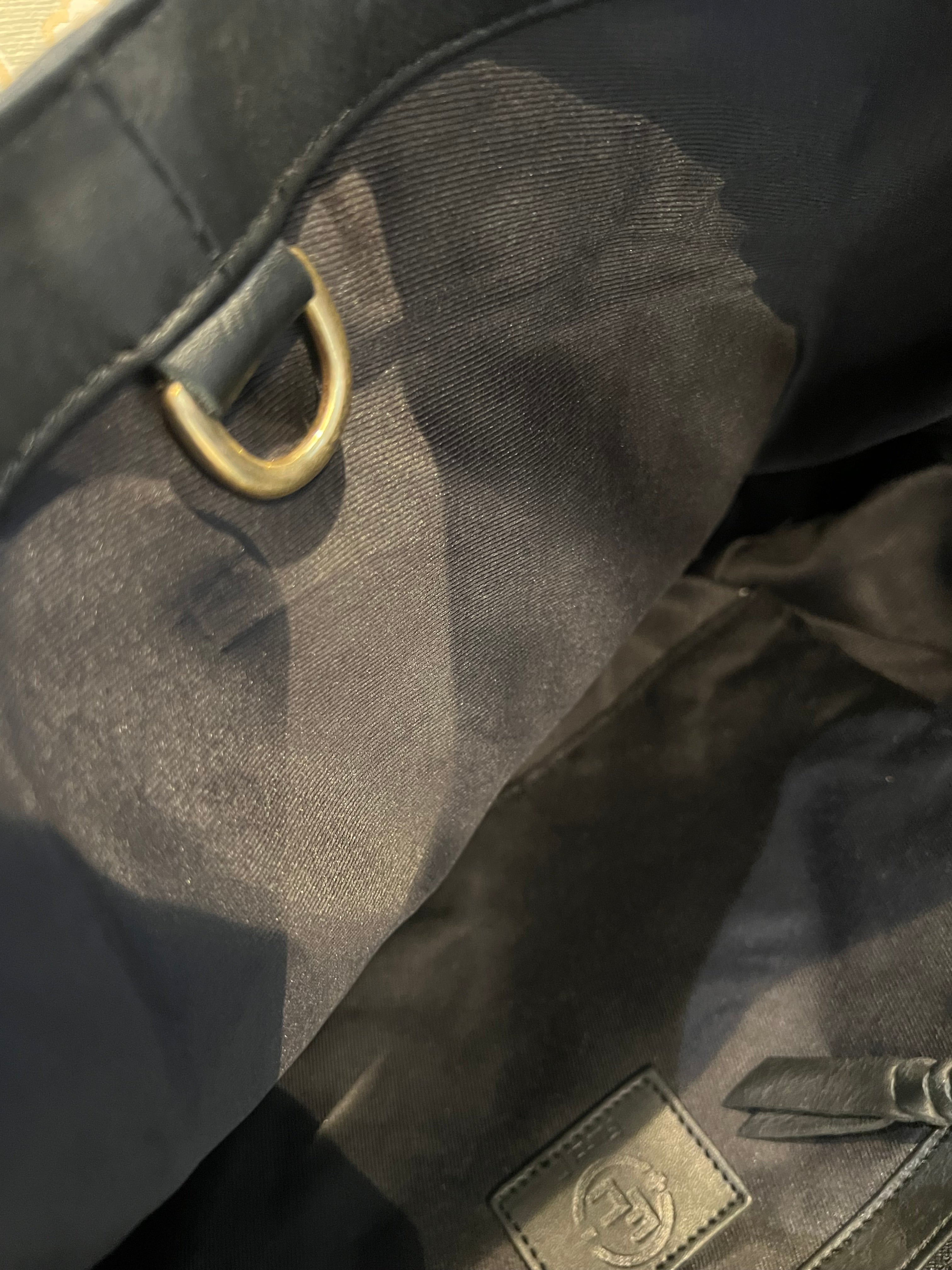 Zoramele sort flettebag