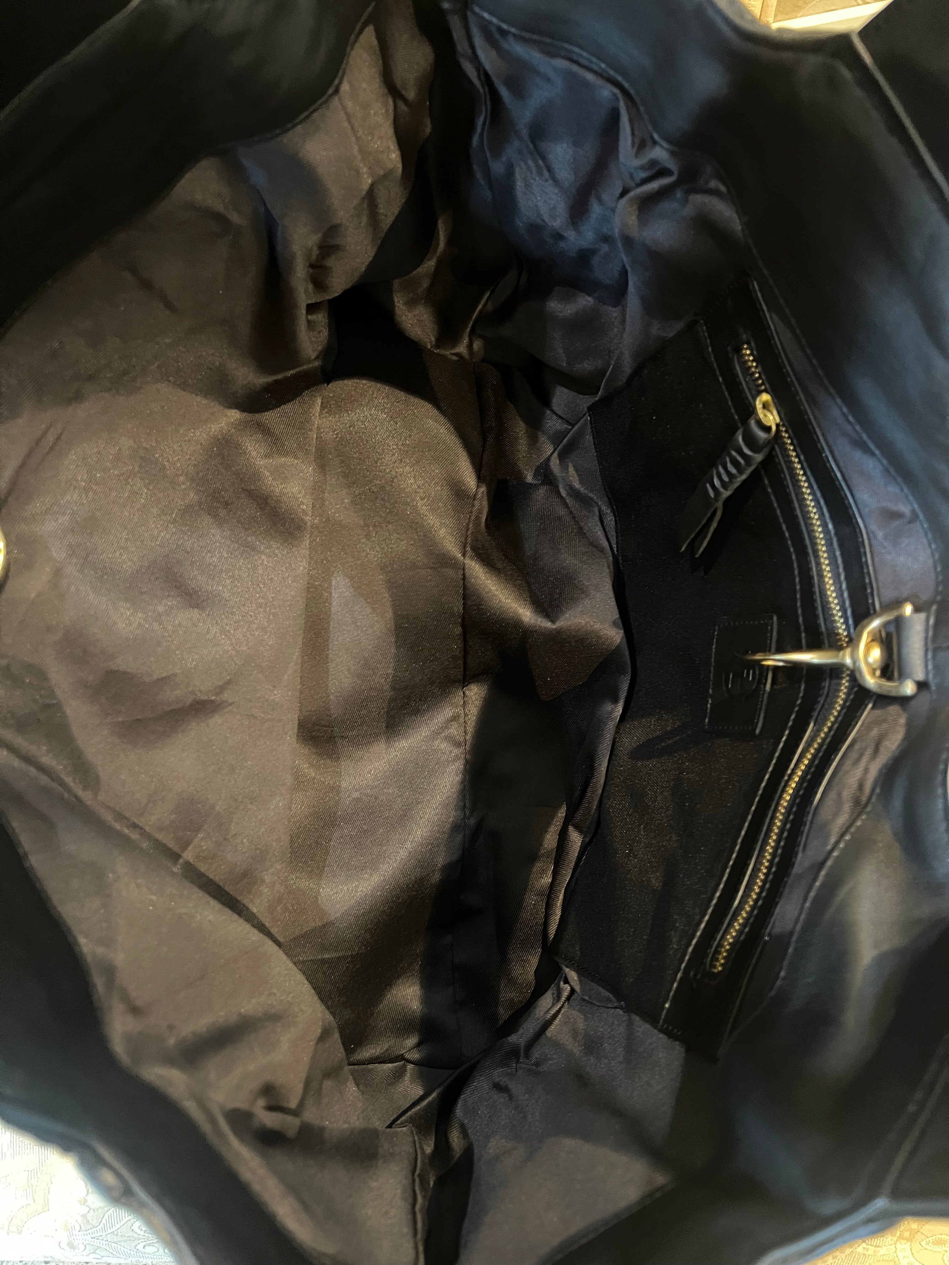 Zoramele sort flettebag