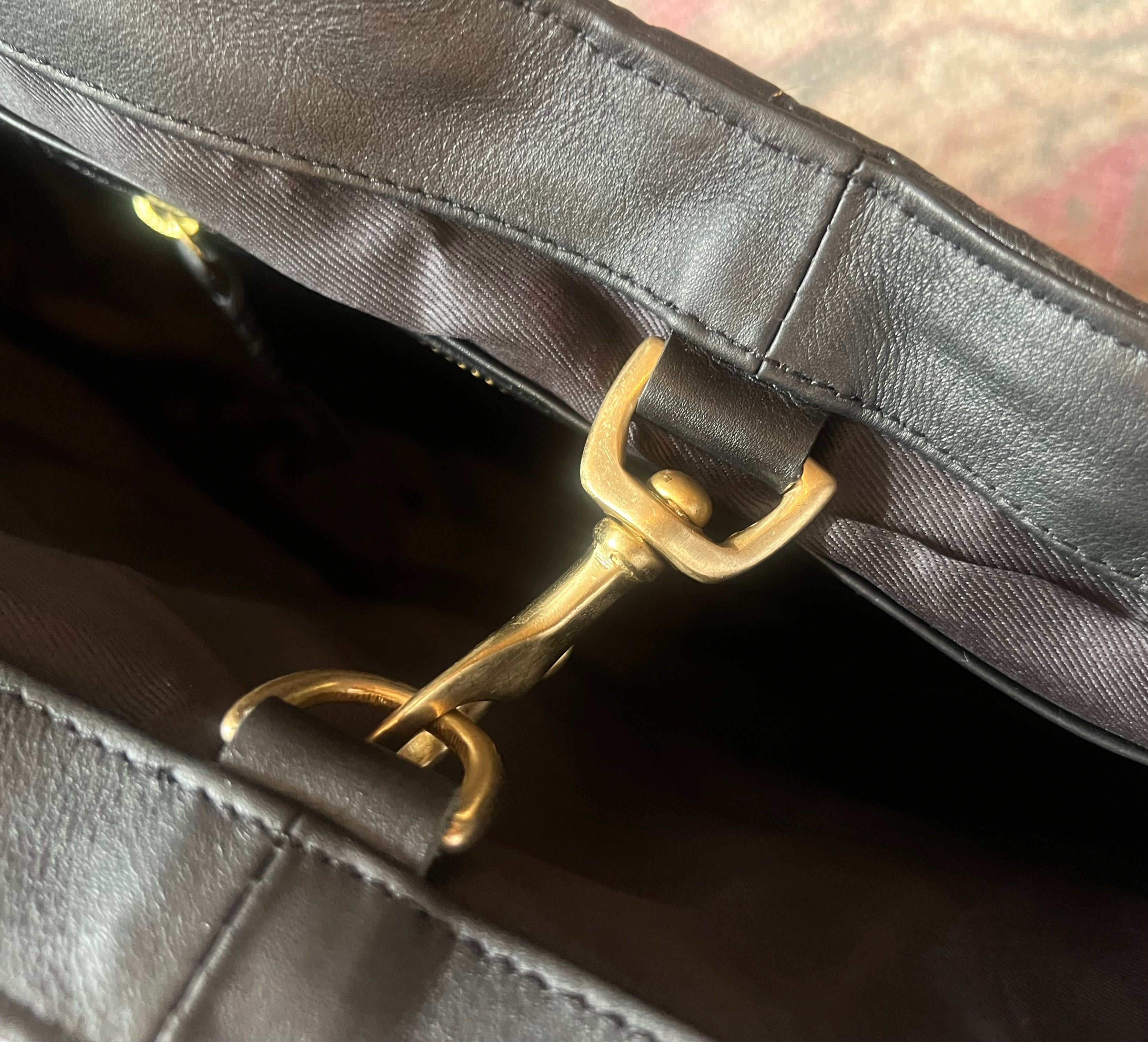 Zoramele sort flettebag