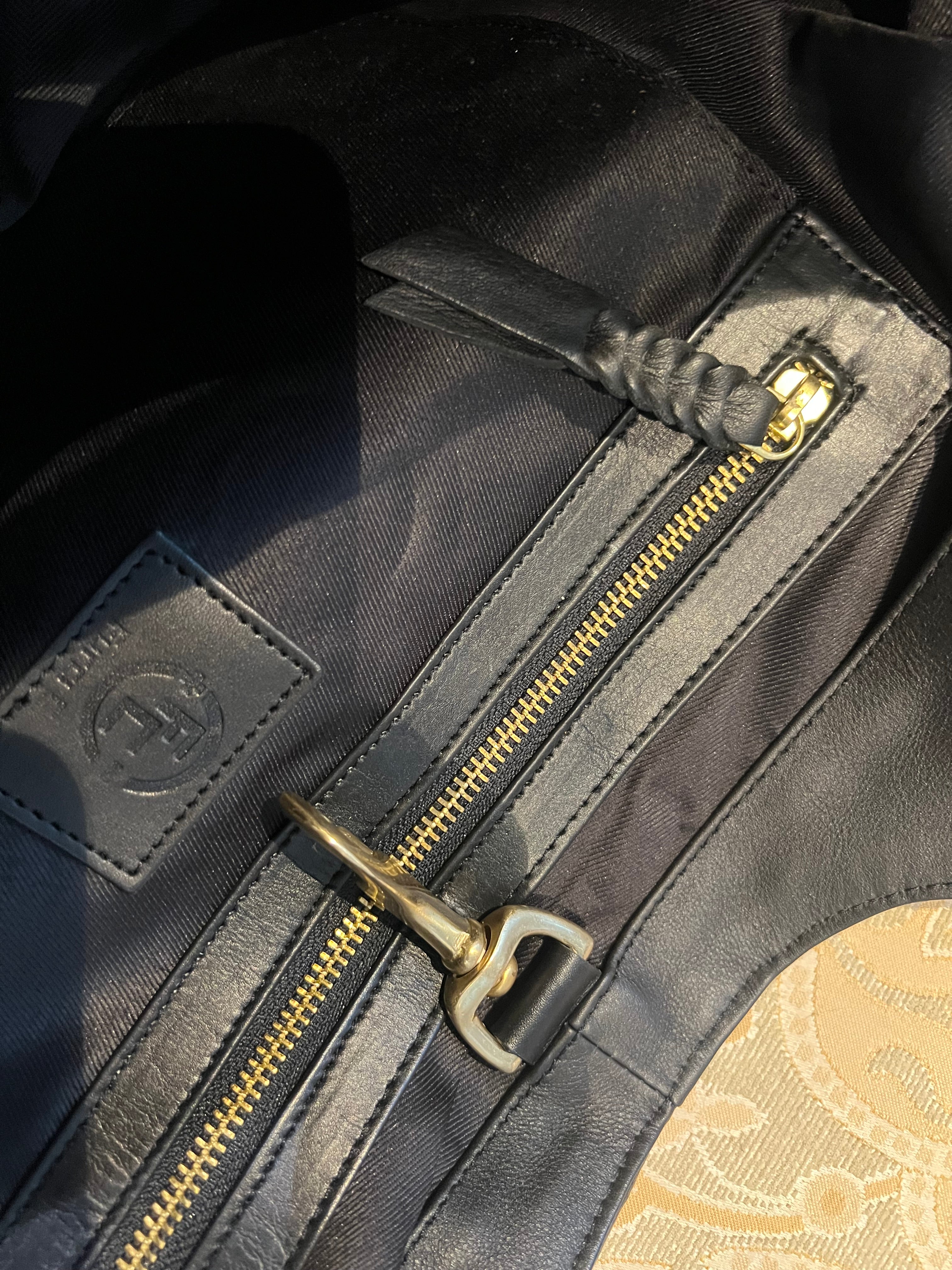 Zoramele sort flettebag