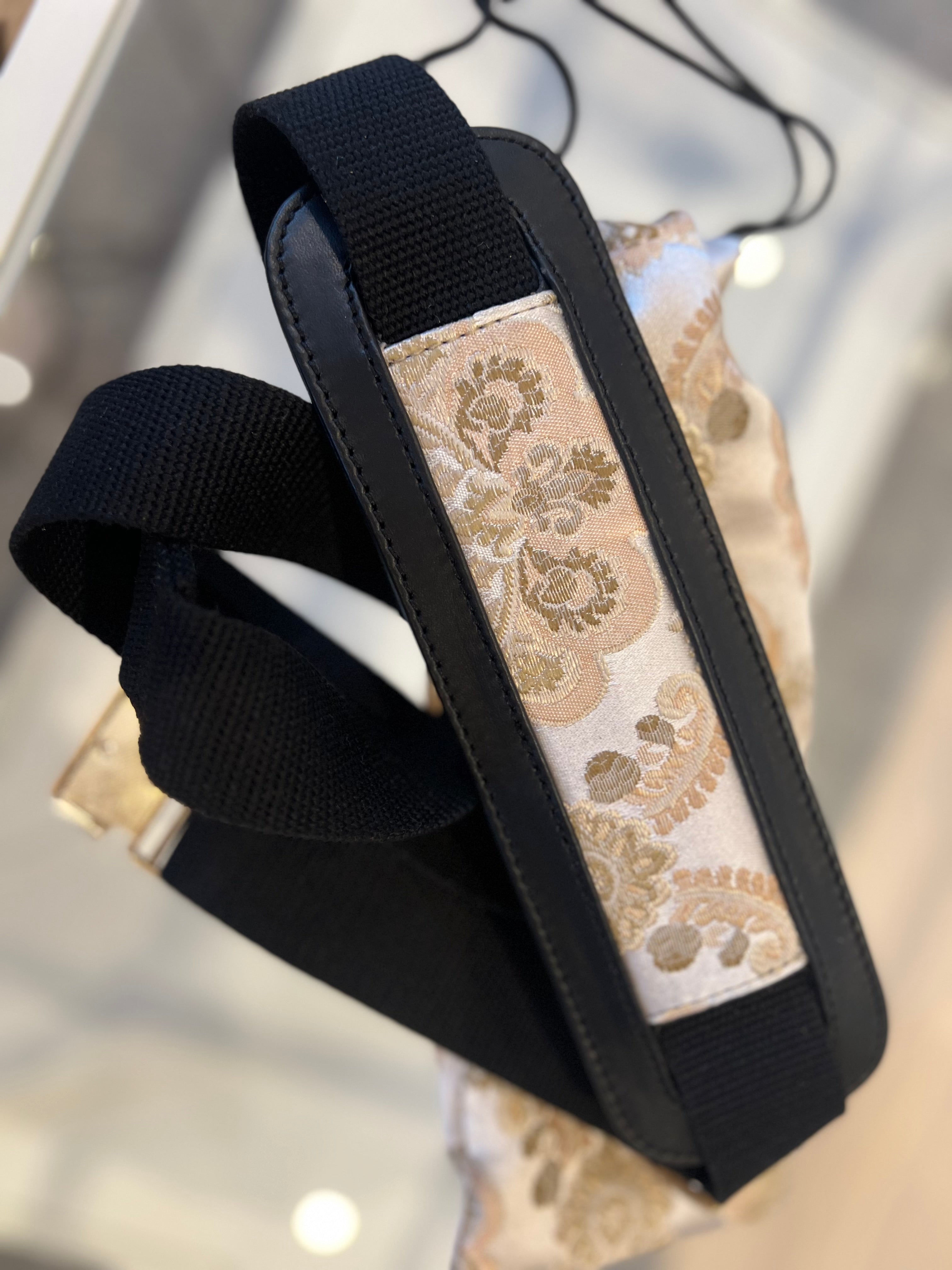 Stropp til Furcifer Pluss sort med dusty pink bunnfarge