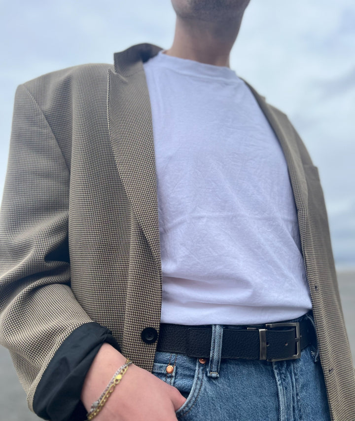 Belte vendbart brunt/sort