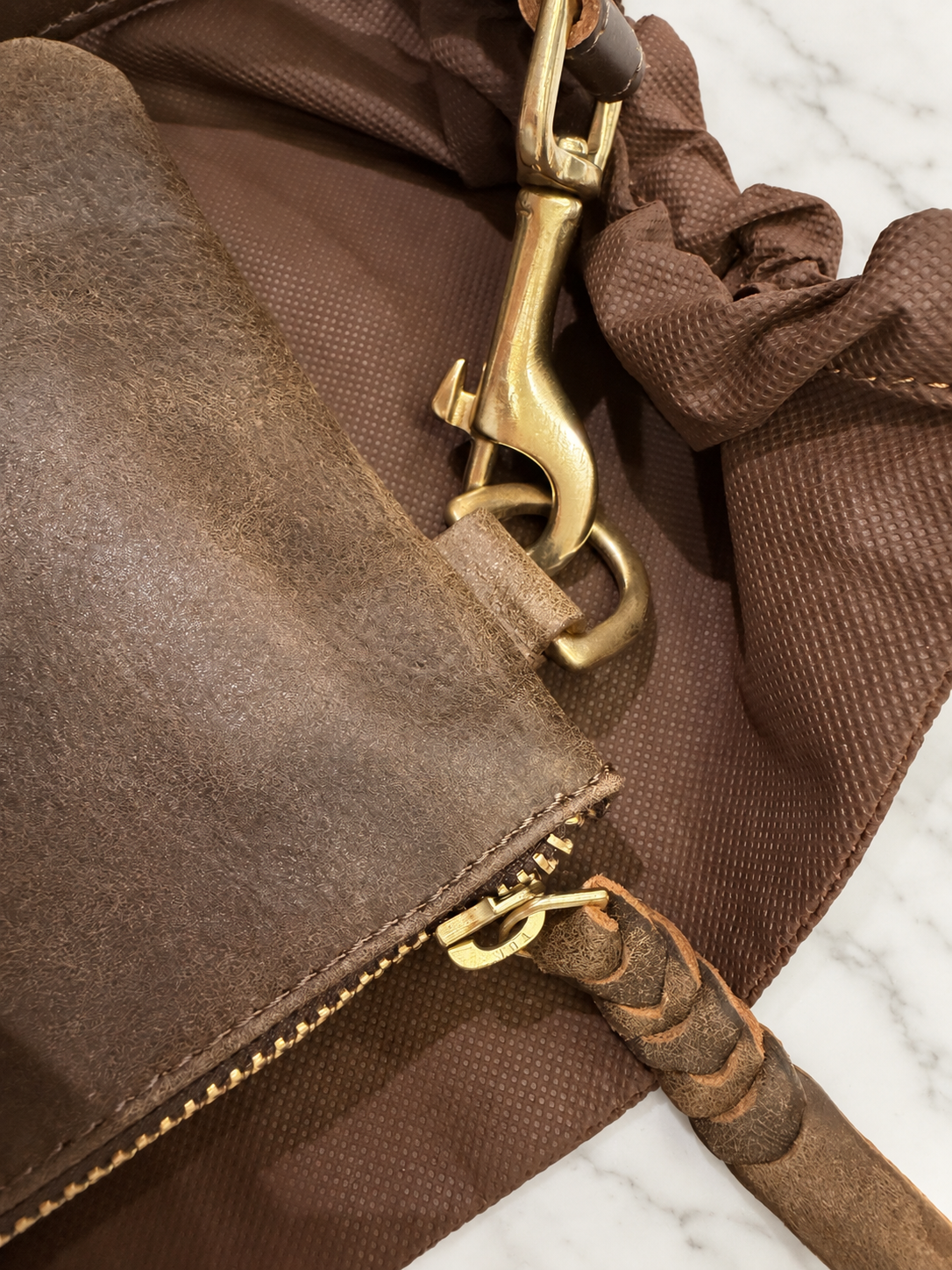 Meleo clutch sett i fargen mocca brun🤎