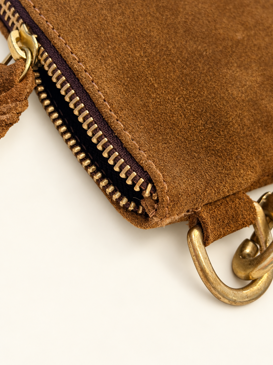 Meleo clutch •kald cognac•
