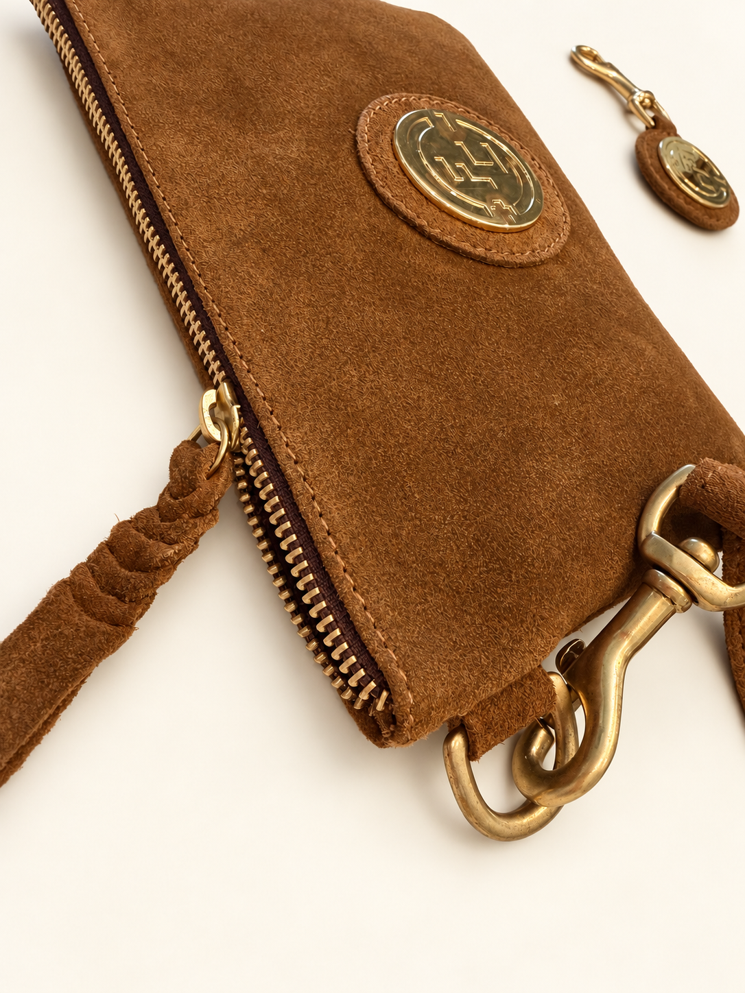 Meleo clutch •kald cognac•